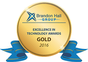 2016 Brandon Hall Gold Award - Gold Award for Excellence in Technology – Best Advance in Unique Learning Technology